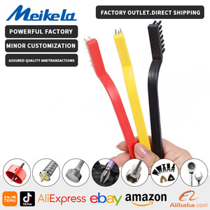 3Pcs Mini Wire Brush Set For Cleaning And Rust Removing, 7 Inch Industrial Wire Brushes Of - View #11