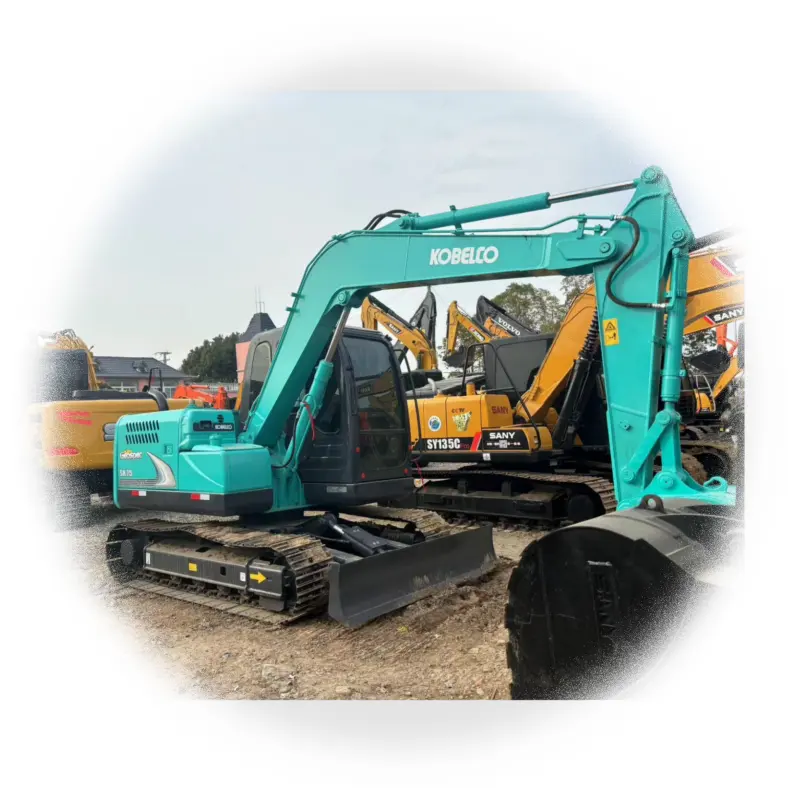 Kobelco75 Brand Ready to Work Digger Second Hand Excavator Kobelco sk75 used KOBELCO excavator