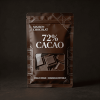 Sachet refermable à trois soudures de qualité alimentaire avec fenêtre transparente, en Mylar, pour emballage de café en grains et de thé, pochette plate, logo personnalisé