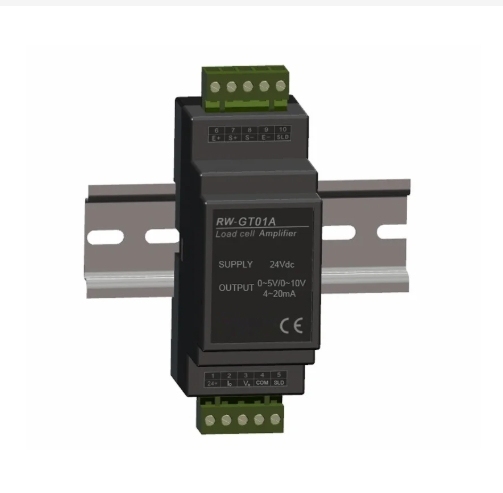 DIN Rail 2mV/V Input Load Cell Amplifier Module Strain Gauge Weight Sensor Signal Conditioner 4-20mA 0-5V 0-10V
