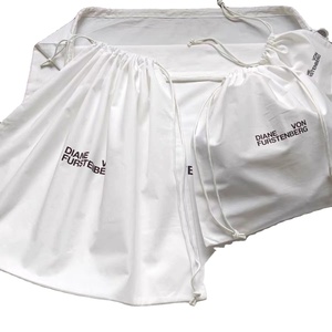 Sac à poussière pour sacs à main, sac à linge en coton écologique, sac à chaussures en toile de mousseline avec cordon de serrage - Product Image 1