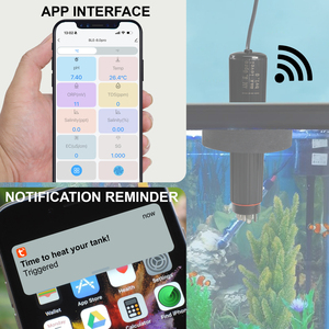 Sonda Inteligente de Calidad del Agua 7 en 1 con WiFi, Monitor en Tiempo Real para Acuarios e Hidroponía, para pH, TDS, EC, Temperatura, Salinidad, ORP, S.G. - Product Image 2
