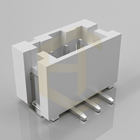Connecteur fil-carte en nylon et bronze phosphoreux HC-PH-2A-20ALT-05, contact en cuivre, Molex Jst B3B-PH-SM4-TB