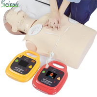 Mannequin de formation médicale AED pour la RCP, simulateur de défibrillateur AED, équipement pédagogique de sciences médicales