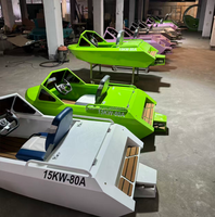 Mini jet-boat électrique haute vitesse en aluminium pour la navigation sur l'eau