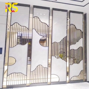 Panel <span class=keywords><strong>de</strong></span> Pared Divisorio para <span class=keywords><strong>Oficina</strong></span> Moderna, Biombo <span class=keywords><strong>de</strong></span> Acero Inoxidable y <span class=keywords><strong>Vidrio</strong></span>, <span class=keywords><strong>Separador</strong></span> <span class=keywords><strong>de</strong></span> Ambientes para Diseño <span class=keywords><strong>de</strong></span> Espacios Comerciales - Product Image 3