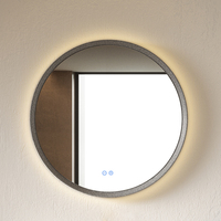Meuble-lavabo de salle de bain de luxe italien, sans poignée, à porte unique, étanche, avec vasque flottante, armoire de rangement minimaliste pour hôtels et maisons.