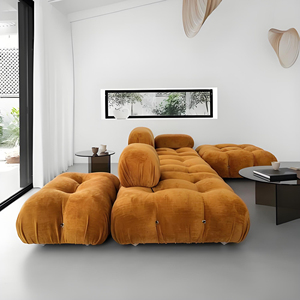 Sofá Seccional Modular de Tela Rectangular de Lujo Moderno <span class=keywords><strong>Peyo</strong></span> Personalizado, Sofá Cama con Patas de Madera, Muebles Cómodos para Apartamento - Product Image 6