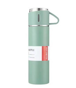 Ensemble de tasses isothermes portables en acier inoxydable pour entreprise - 1 tasse avec 3 couvercles, isolation sous vide, anti-fuite, antidérapant - Product Image 6