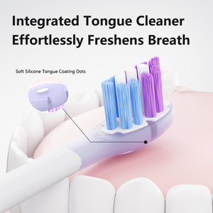 Têtes <span class=keywords><strong>de</strong></span> brosse à dents électriques soniques <span class=keywords><strong>de</strong></span> remplacement, poils doux DuPont, absorption des chocs, compatibles avec <span class=keywords><strong>Philips</strong></span> 6730, pour hôtel et usage domestique - Product Image 3