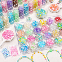 Perles de verre émaillées multicolores en forme de cercle, perles en vrac pour la fabrication artisanale de bijoux, bracelets, colliers, fournitures de bricolage