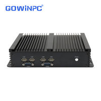 PC Compacto de Grado Industrial para Medición y Control con 7 Puertos COM, 8 Puertos USB, Almacenamiento SSD+HDD, Sistema Operativo Windows 10