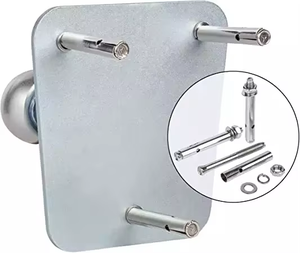 Soporte de Pared <span class=keywords><strong>para</strong></span> Bicicleta con Cabezal Esférico, Colgador <span class=keywords><strong>para</strong></span> Garaje con Soporte Trasero y Dispositivo de Gancho de Tracción, Accesorios <span class=keywords><strong>para</strong></span> Bicicleta - Product Image 4