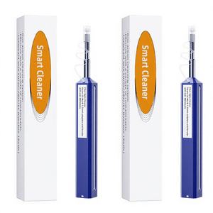 Stylo nettoyant pour fibre optique LC 1,25 mm, 800+ nettoyages en un clic, nettoyant pour connecteur optique et stylo de nettoyage de l'extrémité, livré avec des capuchons anti-poussière - Product Image 1