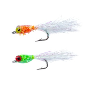 Vente flash 19,9 mm 8 #   Hameçons 2 couleurs, 5 pièces par boîte, phosphorescents pour brochet et lucioperche, leurres de pêche artificiels réfléchissants à flash - Product Image 1