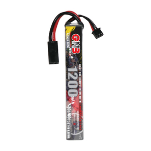 Batería LiPo GNB GAONENG 1200MAH 2S 7.4V 30C 60C RC para Airsoft con Conector Mini Tamiya - Product Image 1