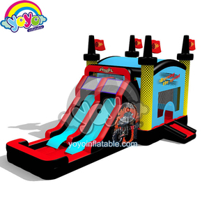 28ft <b>Inflatable</b> <b>Car</b> Theme Wet Combo Racing <b>Car</b> Prints Commercial Grade PVC Backyard Pool Parties - Product Image 1