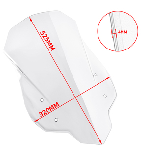 Accessoires de moto XXUN Pare-brise Déflecteur de vent pour <span class=keywords><strong>Honda</strong></span> CB500X <span class=keywords><strong>CB</strong></span> <span class=keywords><strong>500</strong></span> <span class=keywords><strong>X</strong></span> <span class=keywords><strong>CB</strong></span> 500X 2013-2022 - Product Image 6