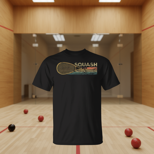 Camiseta vintage con diseño de raqueta de squash para amantes del squash y entusiastas de los deportes - Product Image 3