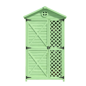 Abri à outils en bois de couleur personnalisée écologique durable et imperméable à l'eau Rangement de jardin - Product Image 4