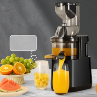 Extracteur de jus multifonctionnel automatique pour fruits, mélangeur et séparateur de jus et de pulpe