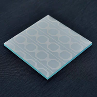 Verre conducteur ITO ultra-mince avec service de gravure laser