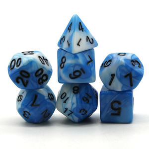 Juego de dados de Colores acrílicos personalizados D & D - Product Image 4