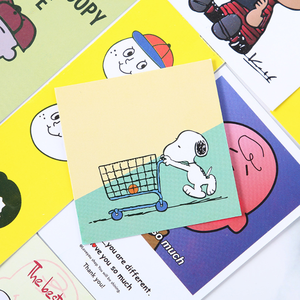 Cartes postale mignonnes de décoration murale, en forme de cœur, pour filles, dessin animé - Product Image 4