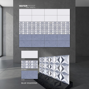 300x600mm 3D Stone Look Carreaux de mur et de sol en céramique de haute qualité 12x24 Designs frais et modernes pour les restaurants et les intérieurs - Product Image 4