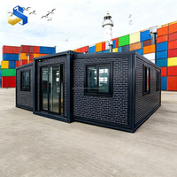 Maison conteneur extensible et respirante prête à être expédiée, villa en panneaux sandwich, design moderne, cuisine, garantie 1 an, Shandong GOUYU