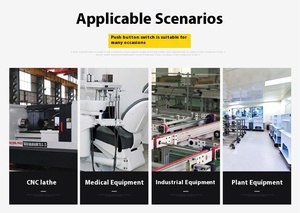 Onlyoa-Botón de parada de emergencia, interruptor de botón <span class=keywords><strong>pulsador</strong></span> de parada de emergencia, normalmente abierto, normalmente <span class=keywords><strong>cerrado</strong></span>, para el - Product Image 6