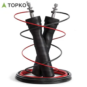 TOPKO — corde de survêtement poids réglable, corde à sauter à grande vitesse, fitness