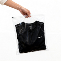Sac d'emballage pour bijoux refermable en PET transparent avec logo personnalisé imprimé biodégradable Zip Lock