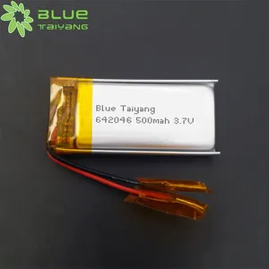 Blue Taiyang 642046 lithium-polymer 500mah li-polymer batterie 3.7v 500mah lipo batterie