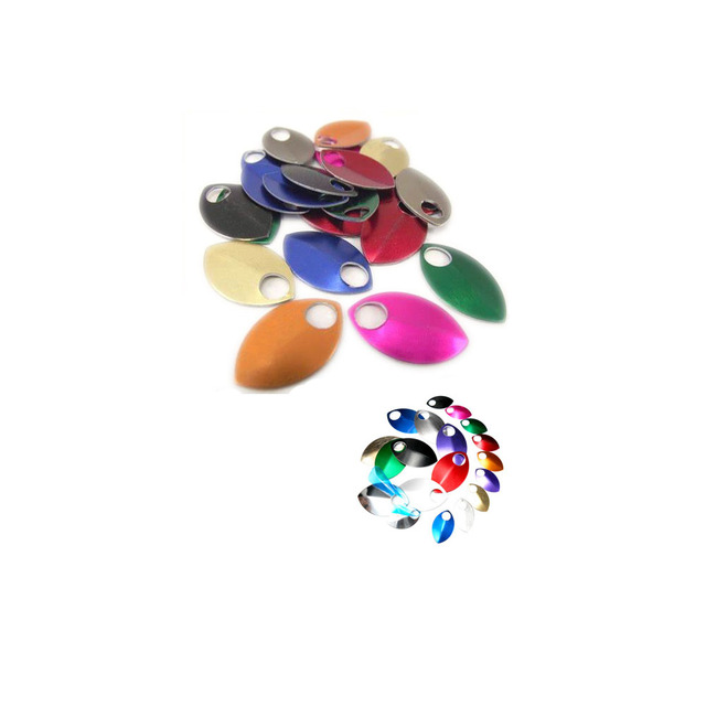Multicolor Anodized  Dragon Scale, Custom Stamping Metal Teardrop Pendant for Jewelry DIY Crafts & Chainmail Armor Accessories