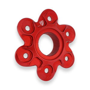 Soporte de Piñón Trasero Rojo Modificado para Motocicleta de Carreras CNC Racing de Primera Calidad para Panigale V4 2018-2024 con 2 Años de Garantía - Product Image 1