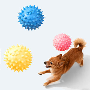 Palla Giocattolo per Animali Domestici - Design a Pois in TPR Ecologico, Resistente per Cani e Gatti, Novità Interattiva per Alleviare la Noia e l'Addestramento - Product Image 2