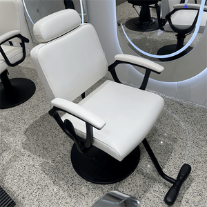 Sillón <span class=keywords><strong>de</strong></span> Barbería Reclinable <span class=keywords><strong>de</strong></span> Alta Gama con Diseño Minimalista Moderno y Material <span class=keywords><strong>de</strong></span> PVC para Salones <span class=keywords><strong>de</strong></span> Belleza y Peluquerías - Product Image 1