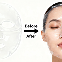 Masker Wajah dan Leher Bio Collagen Deep Collagen untuk Wanita, Masker Wajah dengan Efek Mengencangkan & Memperkuat