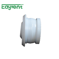 Diffuseur d'air sphérique en plastique ABS durable pour la ventilation de grands espaces, grille d'alimentation de plafond ronde à haute vitesse