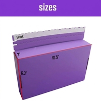 Boîte d'emballage en carton ondulé personnalisée, imprimée recto-verso, extra résistante, recyclable, avec bande de déchirement, pour l'e-commerce