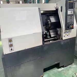 HTC1635 יד שנייה בשימוש מחרטה cnc מיטה באלכסון cnc מחרטה מכונת