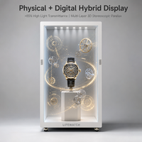 Vitrine d'affichage LCD transparente 3D de 86 pouces, boîte holographique, écran d'affichage numérique pour l'exposition en vente au détail