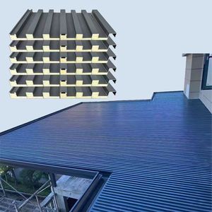 Vendita diretta della fabbrica moderna lega di <span class=keywords><strong>alluminio</strong></span> isolato tetto di mattonelle di rivestimento resistente isolamento termico pannelli Sandwich Anti-corrosione - Product Image 6