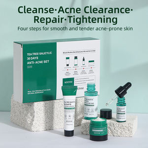 Tea Tree Skin Care <span class=keywords><strong>Kit</strong></span> 4 Productos con control <span class=keywords><strong>de</strong></span> aceite <span class=keywords><strong>de</strong></span> ácido salicílico Anti Acné <span class=keywords><strong>Facial</strong></span> Set para <span class=keywords><strong>piel</strong></span> <span class=keywords><strong>grasa</strong></span> - Product Image 2