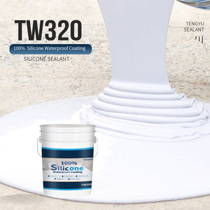 Revêtement imperméable de silicone résistant aux intempéries résistant aux UV, élastique en permanence, sans solvant, à composant unique - Product Image 4