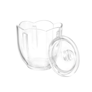 Nuevo y Exclusivo Portavelas de Vidrio Estilo Tulipán, Color Personalizable, 200 ml, con Tapa - Product Image 2