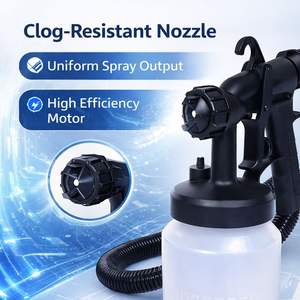 <span class=keywords><strong>Pistolet</strong></span> à <span class=keywords><strong>peinture</strong></span> électrique, <span class=keywords><strong>pistolet</strong></span> à <span class=keywords><strong>peinture</strong></span> haute pression, <span class=keywords><strong>peinture</strong></span>, <span class=keywords><strong>peinture</strong></span> au latex, <span class=keywords><strong>pistolet</strong></span> de pulvérisation, outils de <span class=keywords><strong>peinture</strong></span> portables pour la maison et l'industrie - Product Image 5