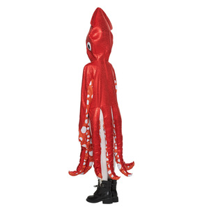 Combinaison de cosplay de calmar pour enfants, costume d'animal marin, tenue de scène pour <span class=keywords><strong>Halloween</strong></span>, style pieuvre calmar amusant - Product Image 5