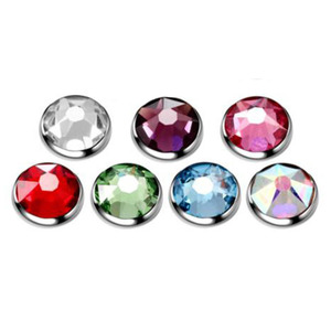 Joyería para Piercing <span class=keywords><strong>de</strong></span> Titanio ASTM F136 G23, Top <span class=keywords><strong>de</strong></span> Anclaje Dérmico con Ópalo Transparente y Circonita - Product Image 4